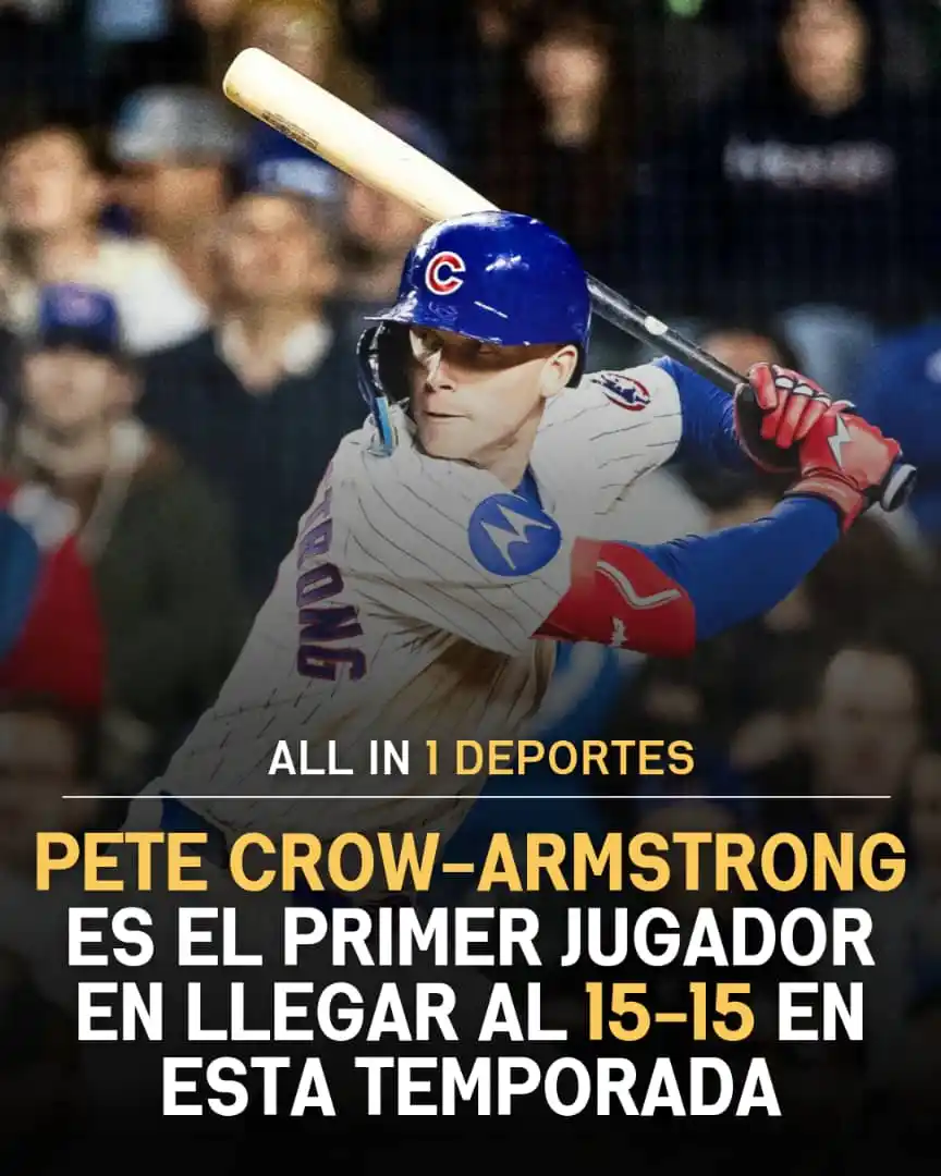 Image from All In 1 Deportes: 🔥💥 ¡Crow-Armstrong lo volvió a hacer! 💣⚾️ El joven jardinero de lo...