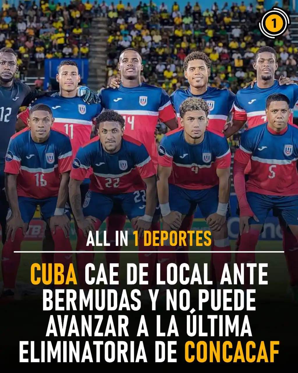 Image from All In 1 Deportes: 🇨🇺⚽ ¡Cuba dice adiós al sueño mundialista! 😞🌍💔 La selección cuba...