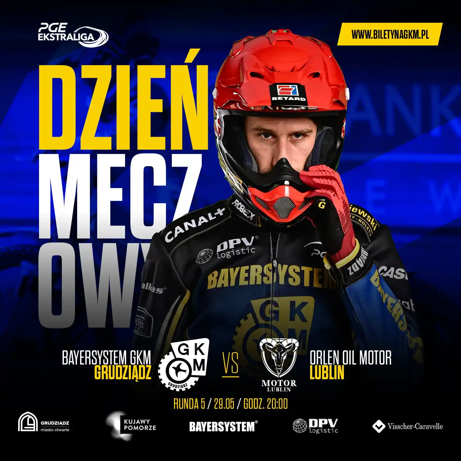Image from GKM Grudziądz S.A.: 🚨 DZIEŃ MECZOWY 🚨 🔛 Do trzech razy sztuka! Dziś nareszcie możemy z...