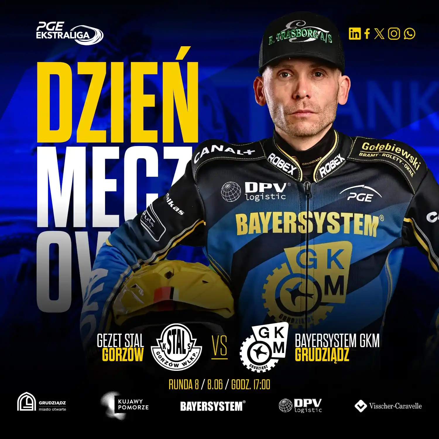 Image from GKM Grudziądz S.A.: 🚨 DZIEŃ MECZOWY 🚨  🔛 Jedziemy do Gorzowa po ligowe punkty!👊  🏆 <a...
