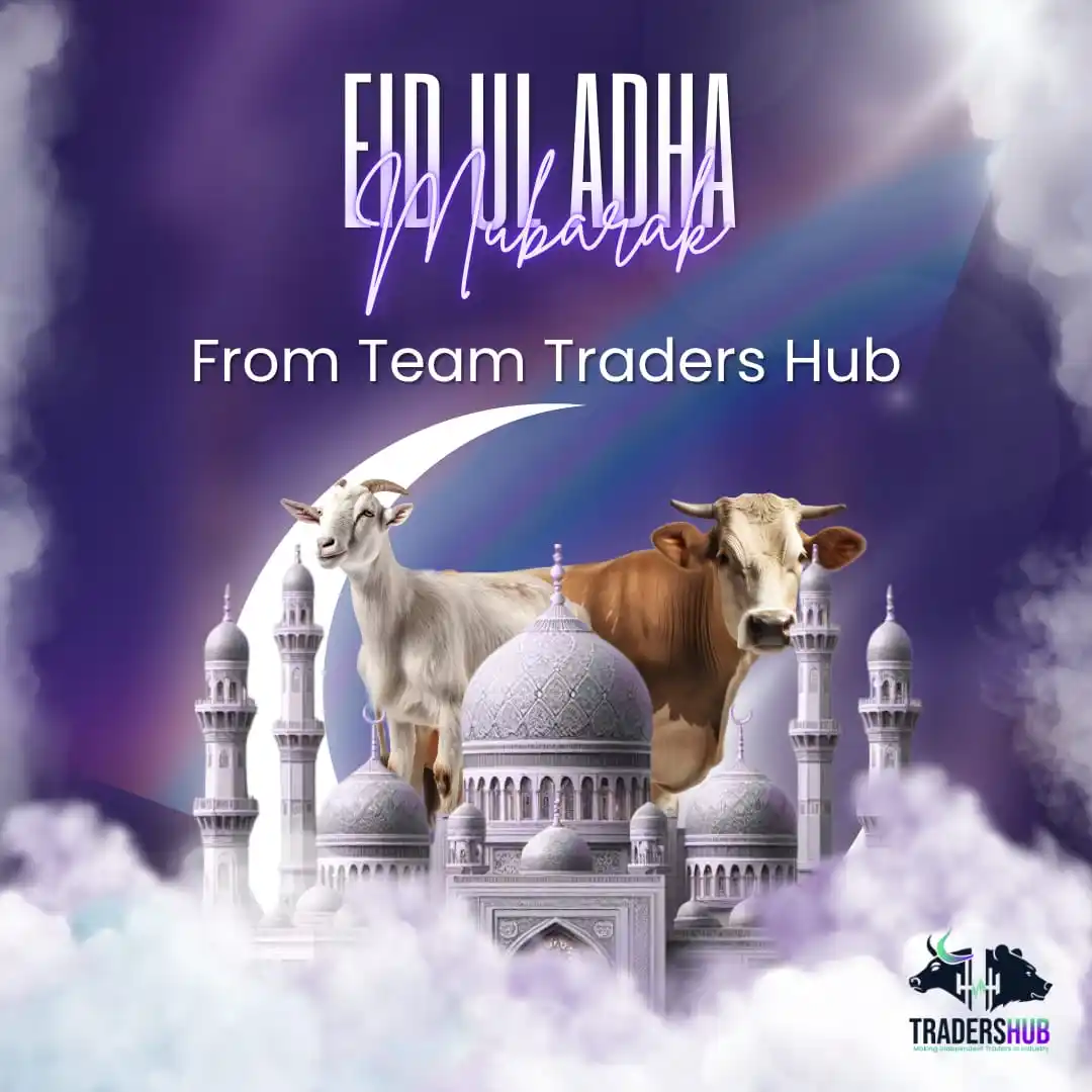 Image from Mehran Khan - Founder & C-E-O Of Traders Hub: Eid ul Adha Mubarak! 🌙 From Mehran Khan & Team Traders Hub 🚀, Wis...