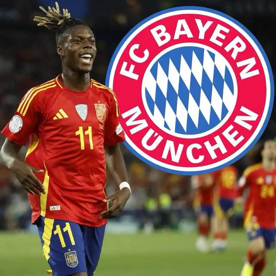 Image from La Casa Del Fútbol⚽. BARCELONA 🇪🇸 / REAL MADRID / MESSI 🇦🇷 / CRISTIANO RONALDO 🇵🇹: 🚨 Exclusiva | El inconveniente del traspaso de Nico Williams al Bayer...