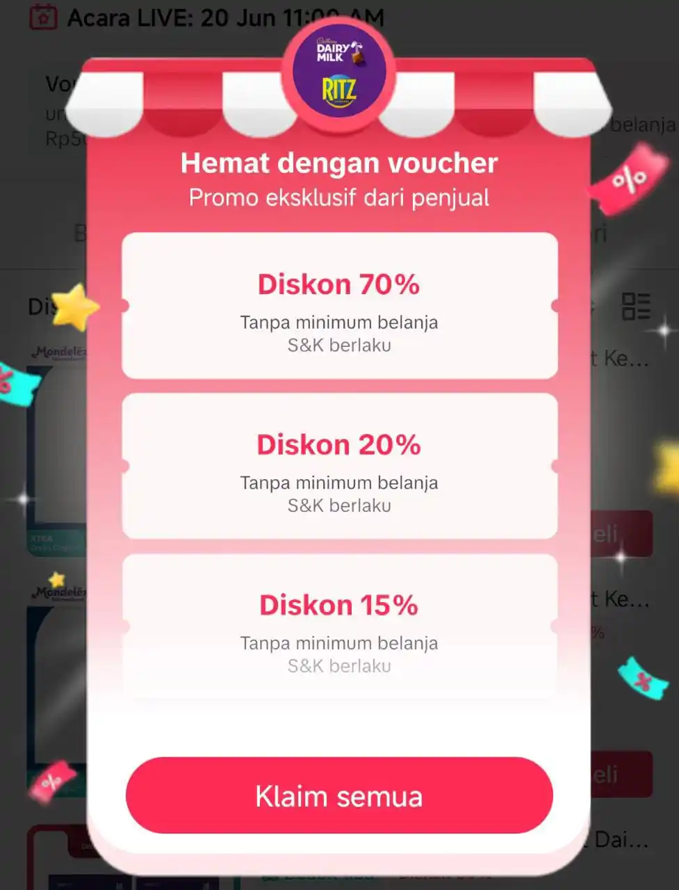 Image from INFO PROMO DISKON RACUN BELANJA | SHOPEE LAZADA TOKOPEDIA BLIBLI TIKTOK HIDDEN GEMS DAGET SHOPEE THR: Gasss Cadbury Oreo Diskon 50% Max 25RB🔥 Keju kraft https://vt.tokope...