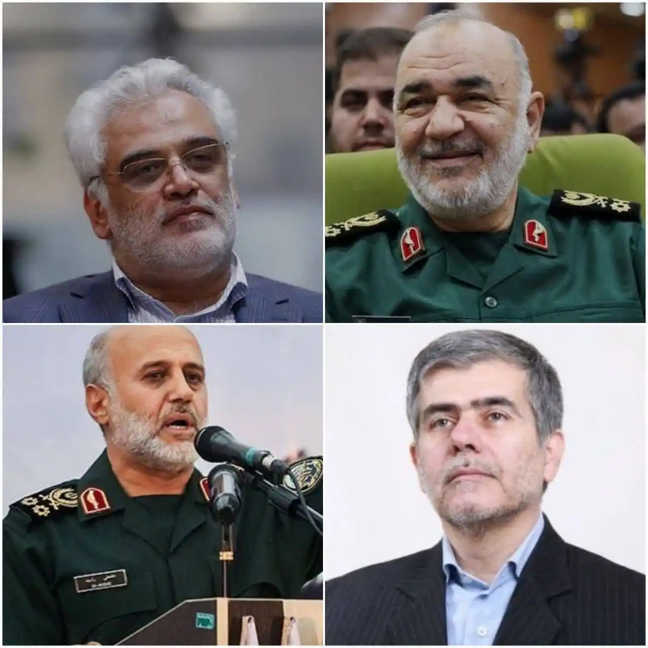 Image from ازنانیوز: 🏴گزارش ترور در حمله اسرائیل به ایران سردار سلامی سردار رشید دکتر ته...