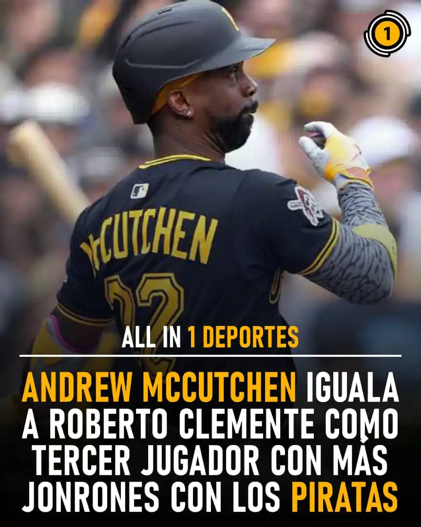Image from All In 1 Deportes: 📚⚾ ¡Historia viva! McCutchen empata a Roberto Clemente con 240 jonron...