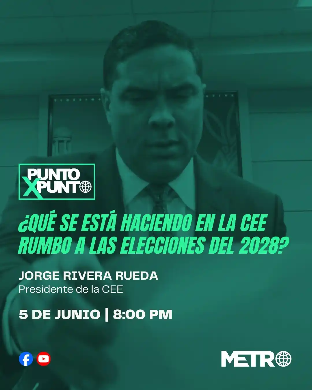 Image from Metro Puerto Rico: 🚨¡HOY 8PM! El juez presidente, Jorge Rivera Rueda, llega a <a class="...