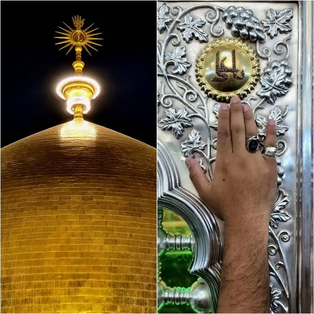 Image from Imam Reza EN: 💠 *Imam Ali (as) said:* "Gratitude is the adornment of wealth, and ...