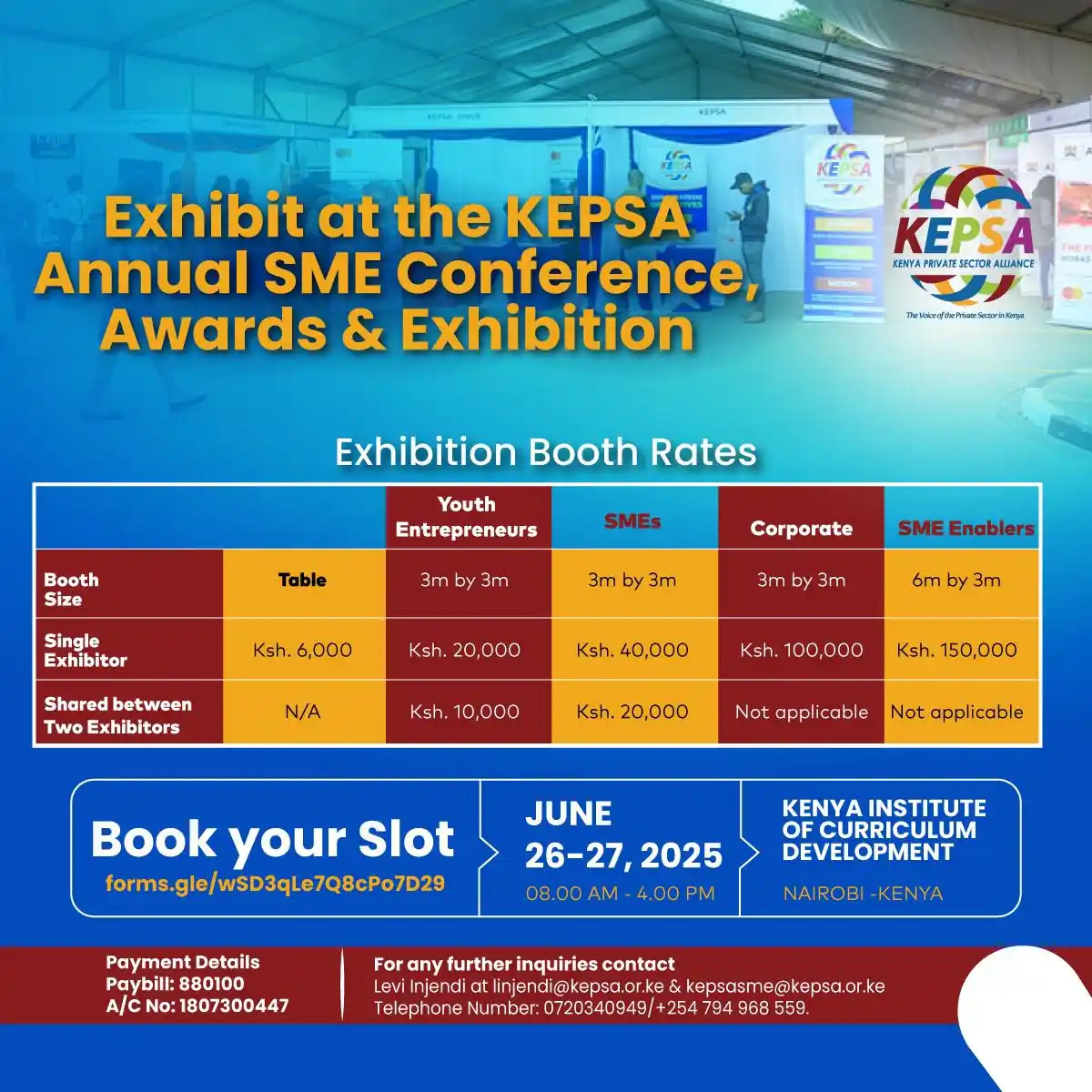 Image from Kenya Private Sector Alliance (KEPSA): It’s not just an exhibition. It’s a gateway to growth We’re calling...
