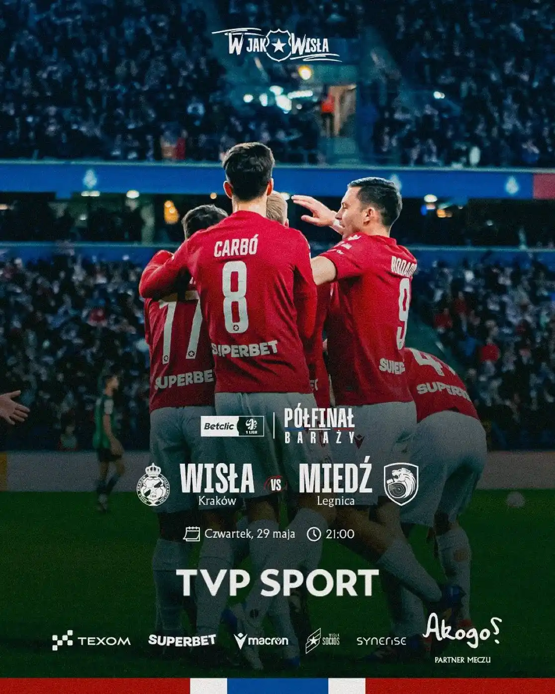 Image from Wisła Kraków 🔵⚪️🔴: Jak grać półfinał baraży, to tylko z kompletem kibiców na R22 🔵⚪️🔴 ...