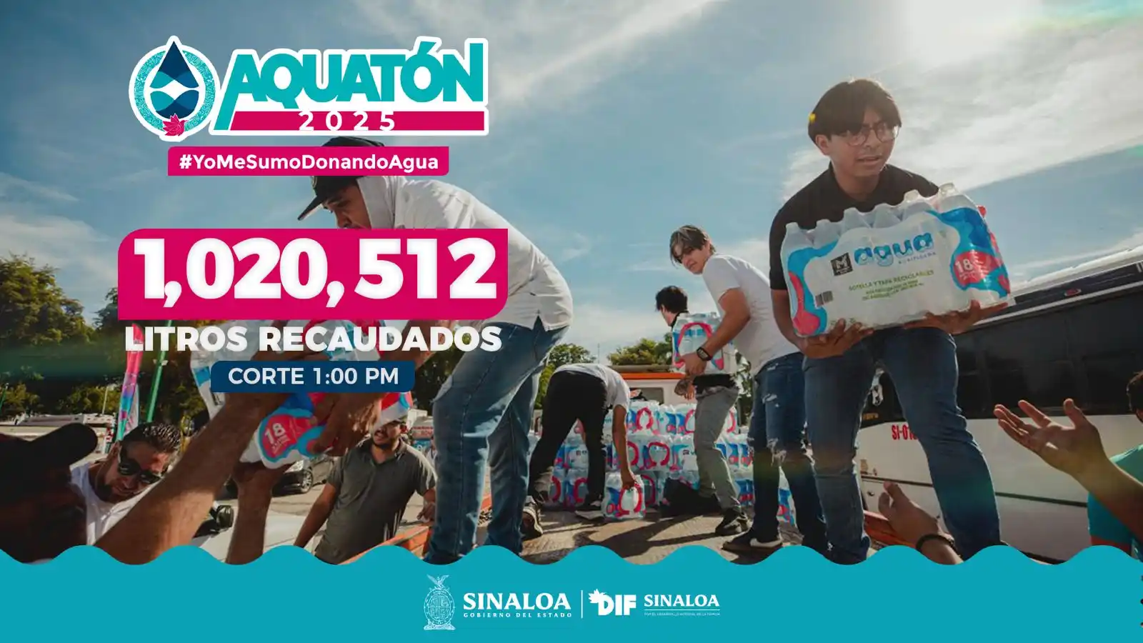 Image from Gobierno del Estado de Sinaloa : Juntas y juntos llegaremos a más familias💦. <a class="text-blue-500 h...