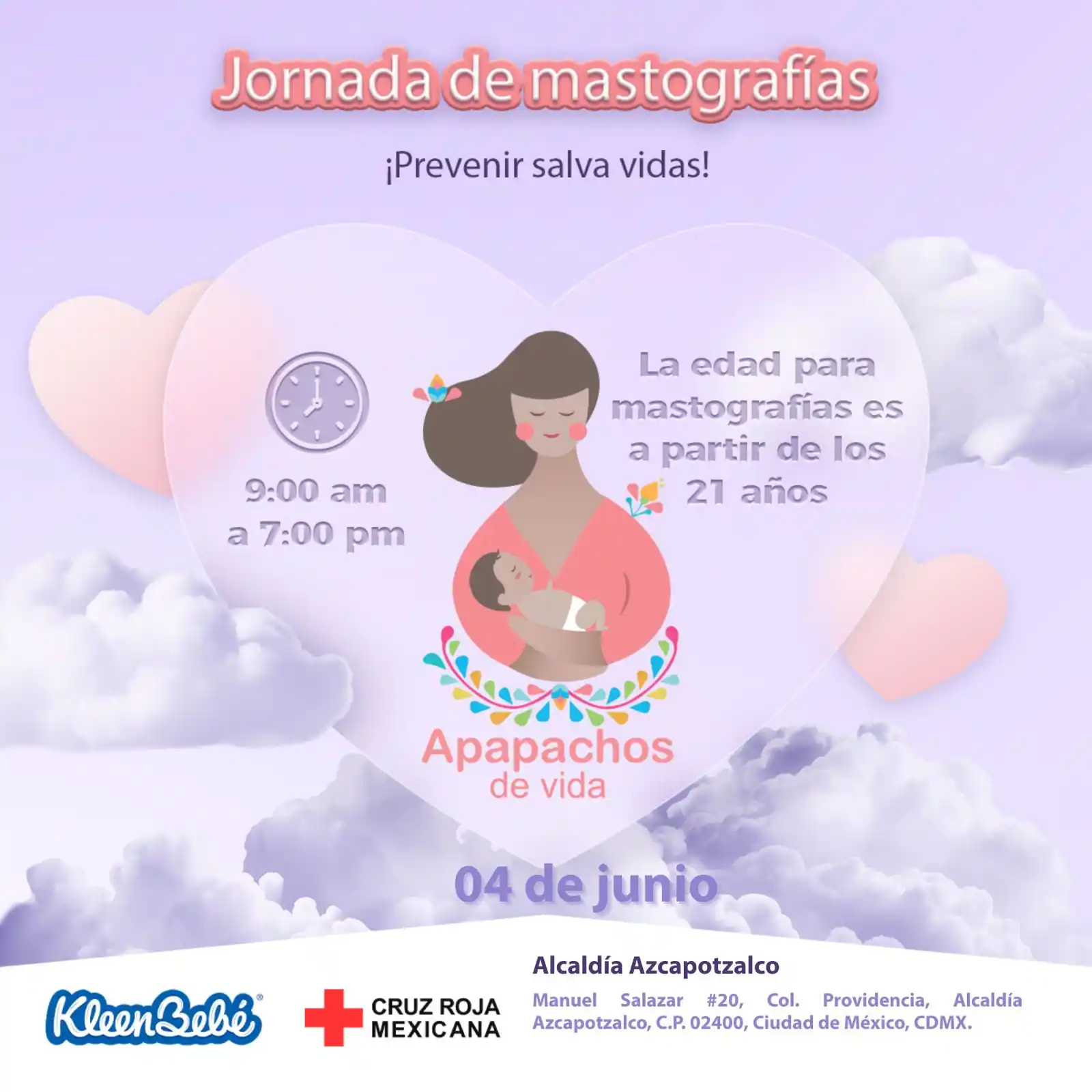 Image from Cruz Roja Mexicana : 🎗️💖 Junto a KleenBebé, impulsamos el proyecto “Apapachos de Vida”, u...