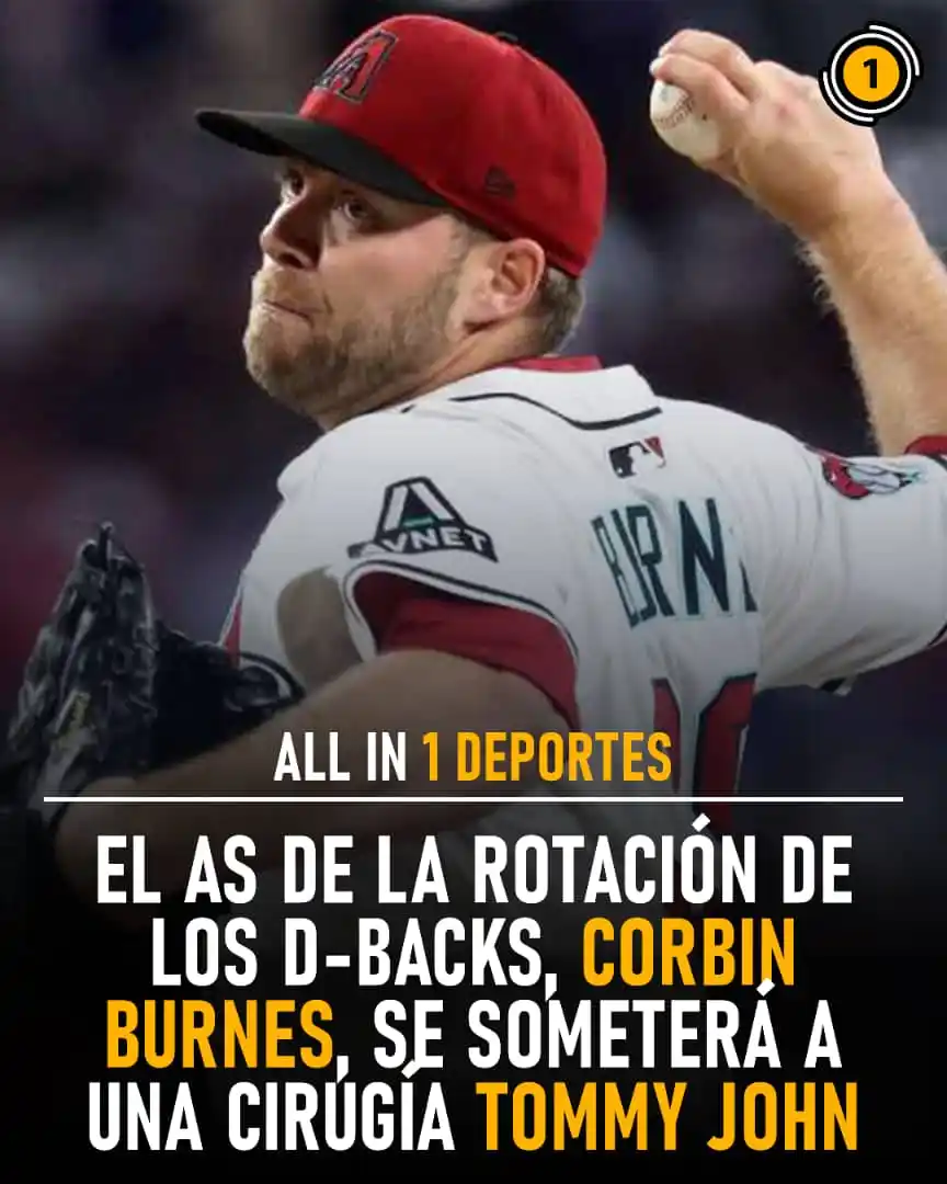 Image from All In 1 Deportes: 📰 ¡Malas noticias para Arizona! 😔⚾️ Corbin Burnes se someterá a ciru...