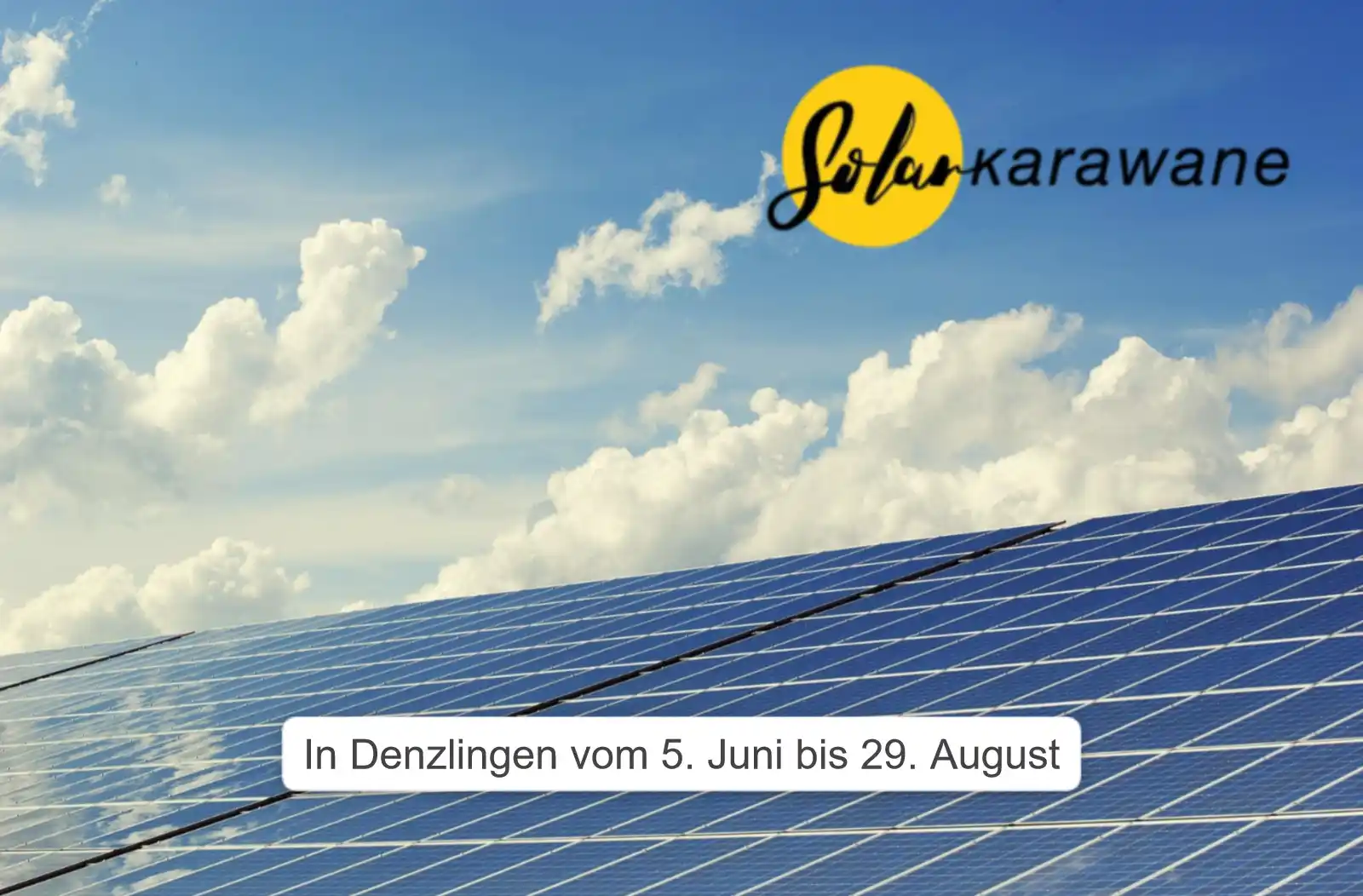 Image from Gemeinde Denzlingen: Morgen rollt die *Solarkarawane* nach Denzlingen: Von Anfang Juni bis ...