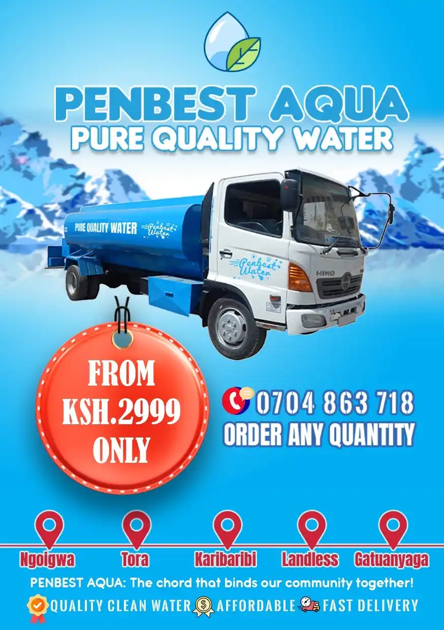 Image from Thika Town Today - 3T: Need clean, reliable water delivered hassle-free? Look no further tha...
