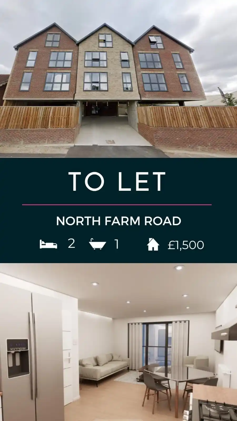 Image from Property to rent in Kent, UK: 🏡 New Build Alert! Available End of June 💷 £1,500 PCM 📍 North Farm ...