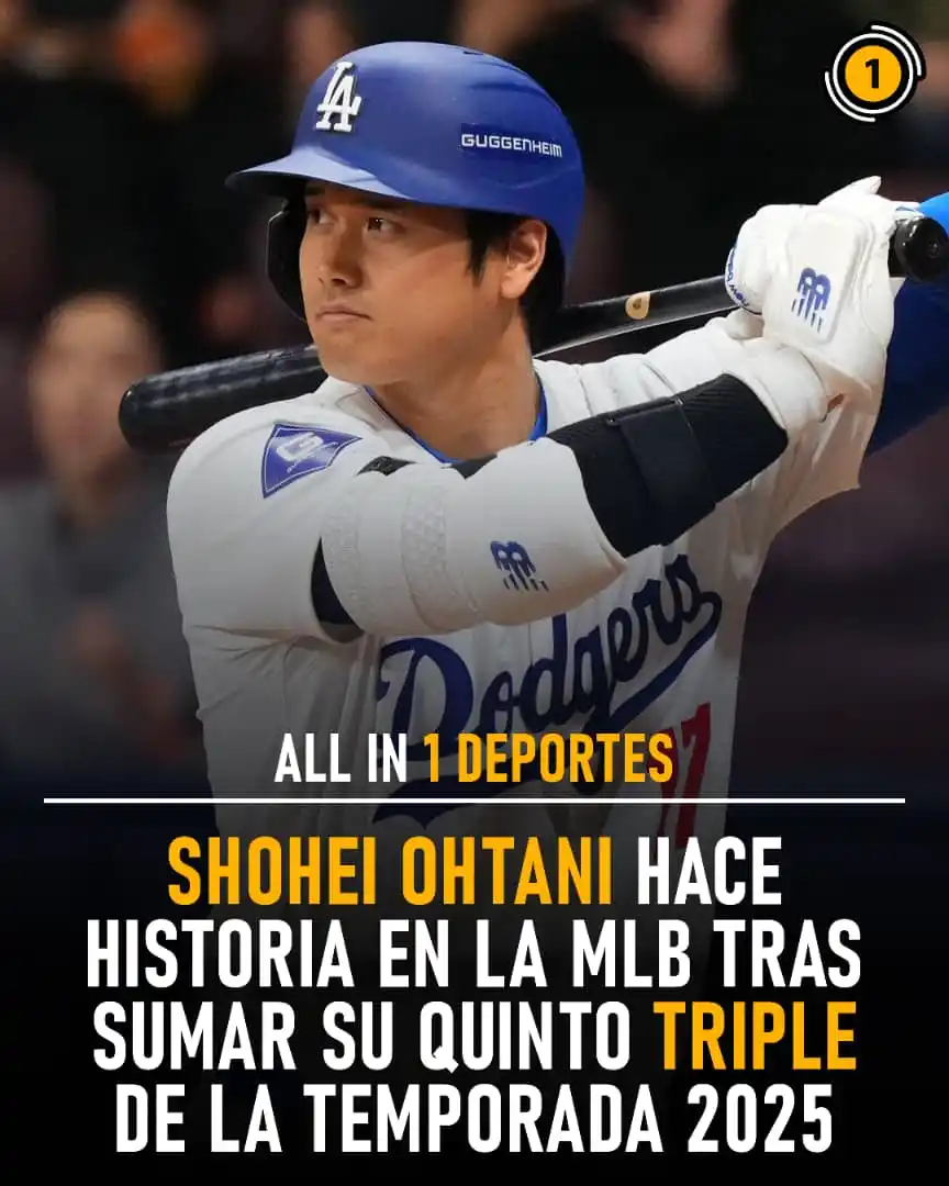 Image from All In 1 Deportes: 🚨 ¡OHTANI HACE HISTORIA! 🦄💣🇯🇵 Shohei Ohtani se convirtió en el p...