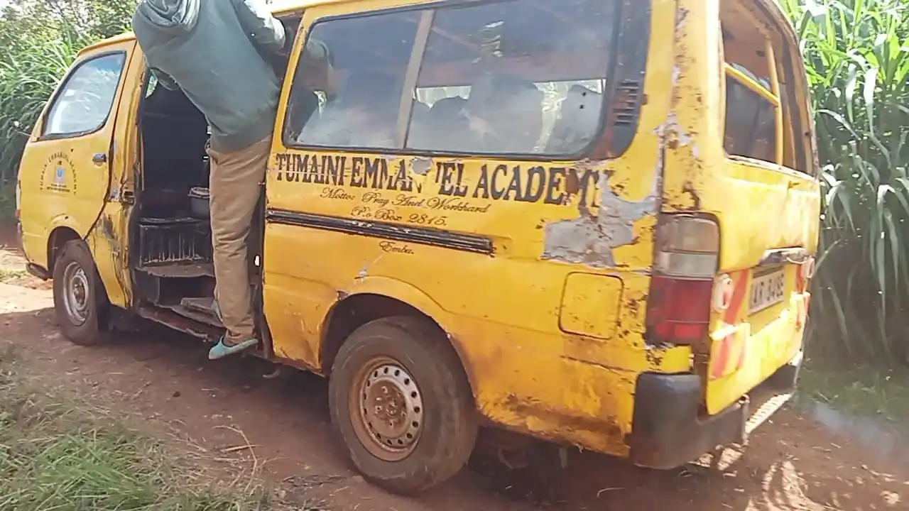 Image from Thika Town Today - 3T: One pupil died, several injured after Tumaini Emmanuel Academy van plu...