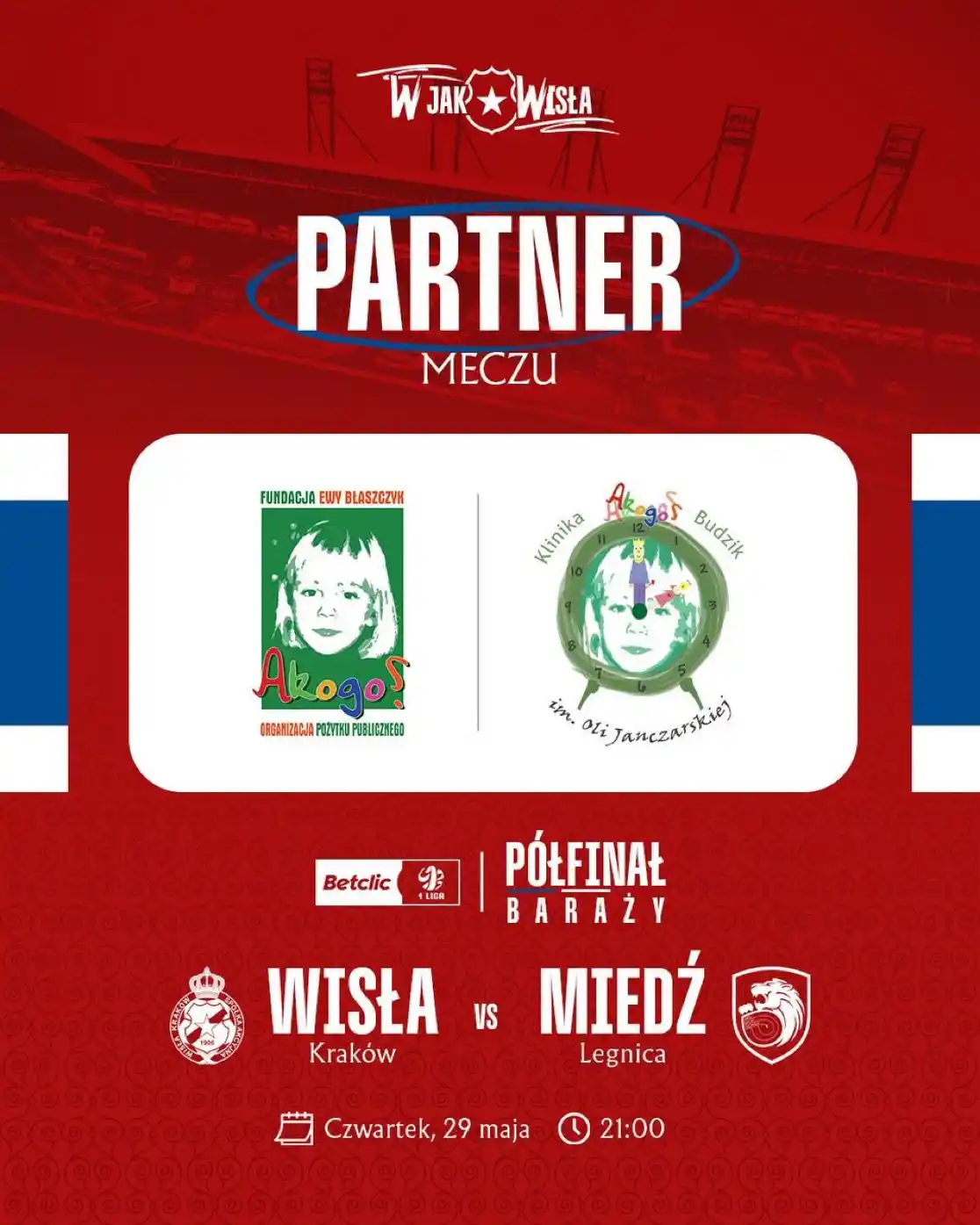Image from Wisła Kraków 🔵⚪️🔴: Podczas meczu <a class="text-blue-500 hover:underline cursor-pointer" ...