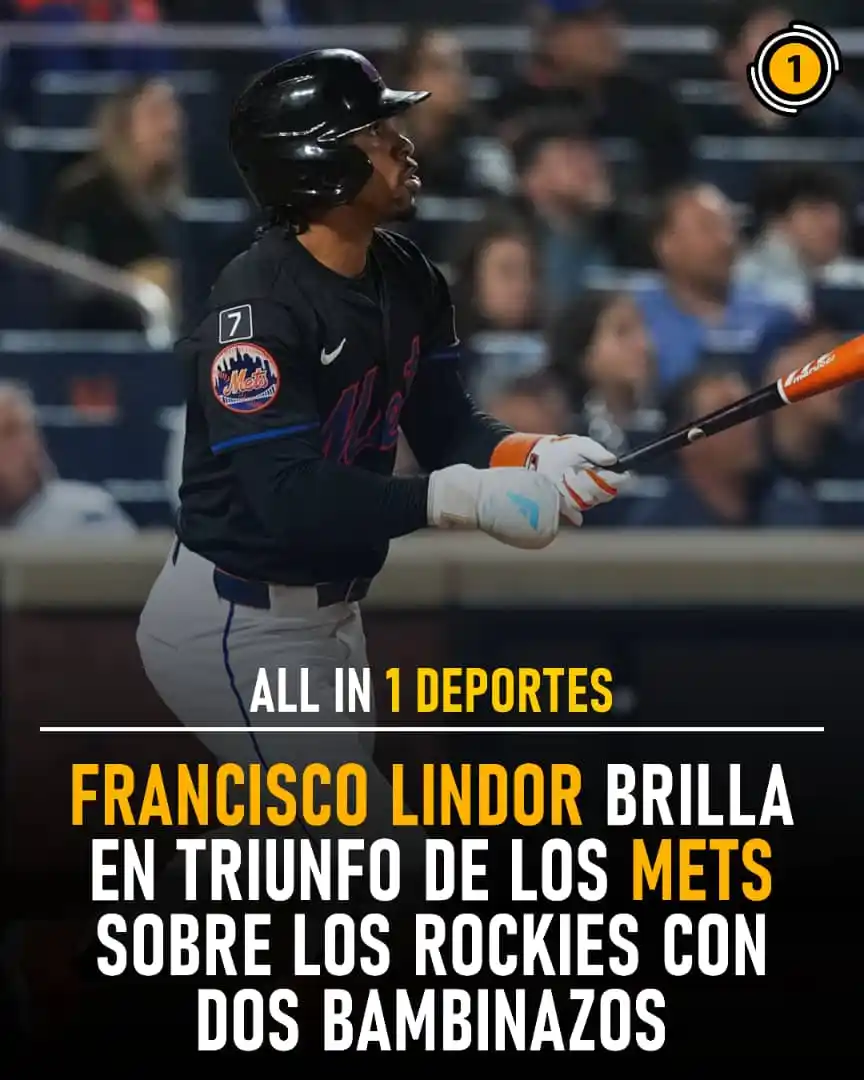 Image from All In 1 Deportes: 🇵🇷 ¡Noche mágica para Francisco Lindor! 💥 Lindor brilló a lo grand...