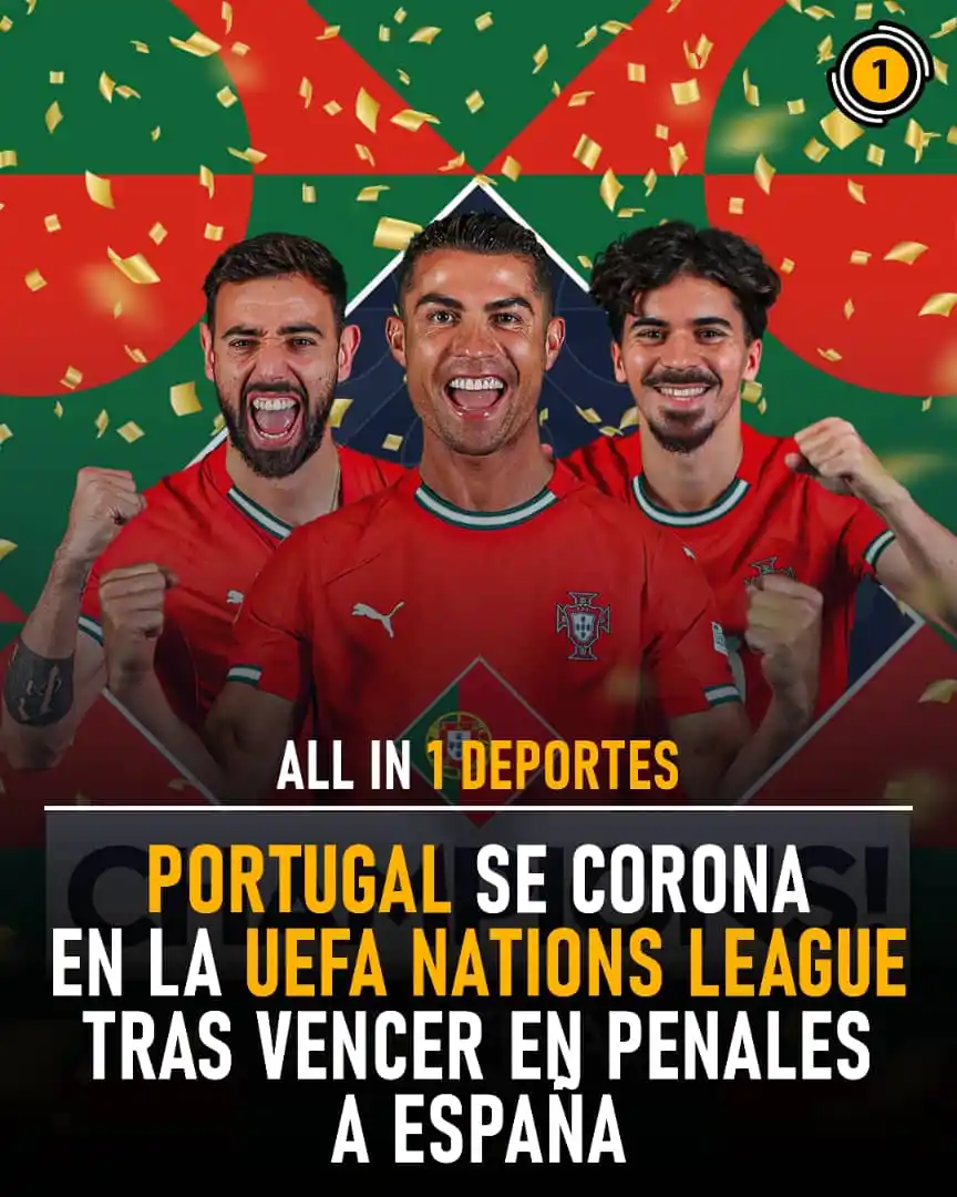 Image from All In 1 Deportes: 🇵🇹 ¡PORTUGAL CAMPEÓN DE LA UEFA NATIONS LEAGUE 2024-25! 🏆🔥 En una...