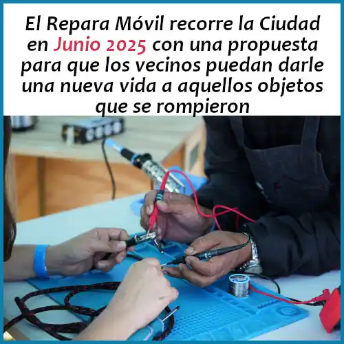 Image from Barriada: «Repara Móvil»: talleres itinerantes gratis de reparación llegan a los...