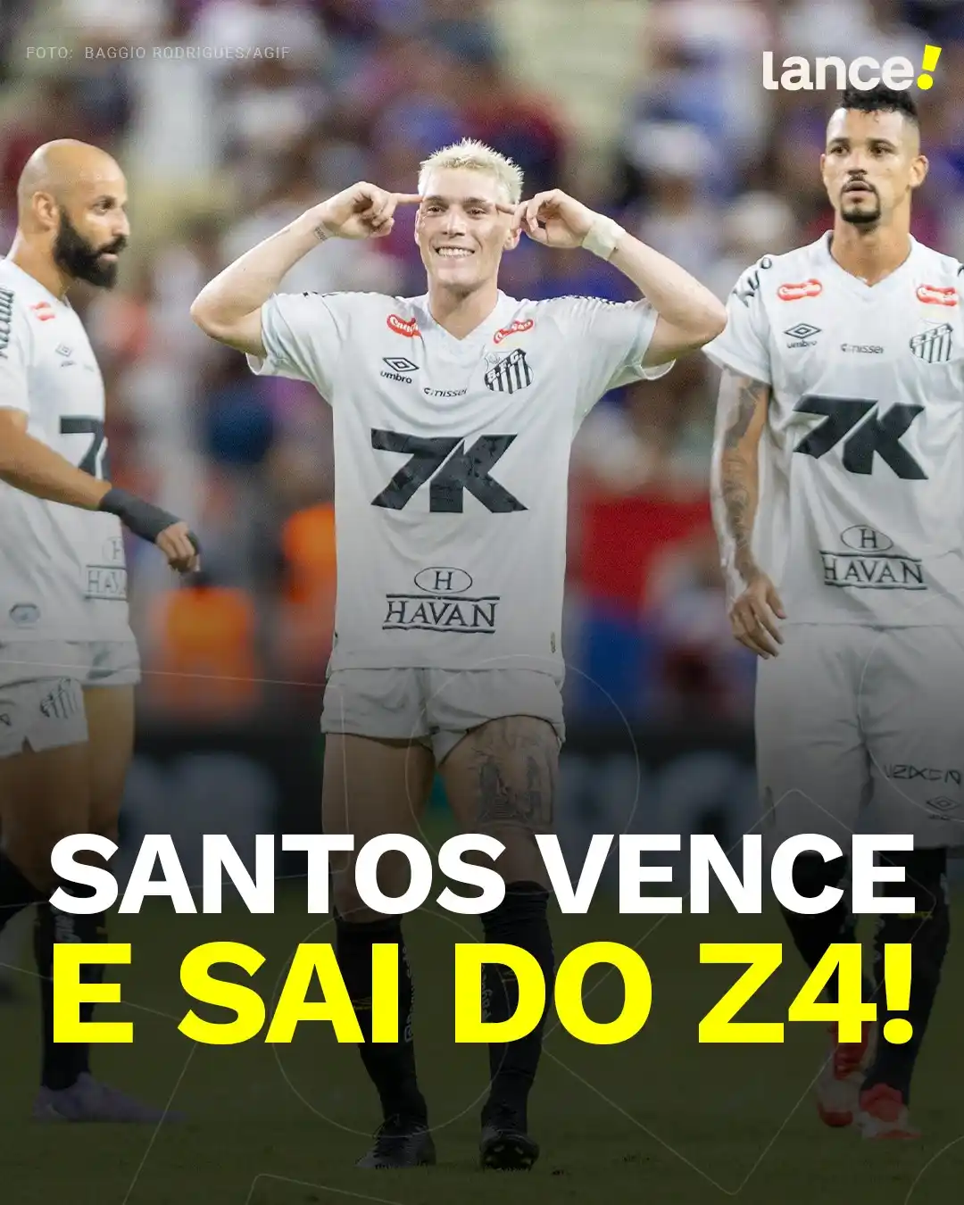 Image from Lance!: SANTOS FAZ DOIS, FORTALEZA BUSCA O EMPATE, MAS NOS ACRÉSCIMOS O PEIXE ...