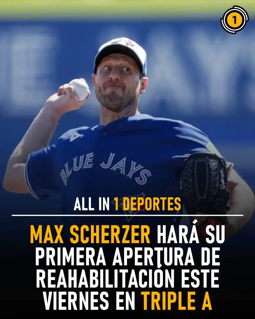 Image from All In 1 Deportes: 🔥 ¡Scherzer ya tiene fecha para su regreso! ⚾💪 Max Scherzer está ...