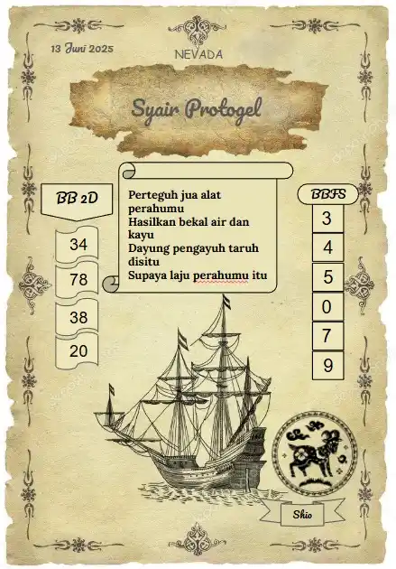 Image from protogel Official: 📜 Syair Protogel - NEVADA 📅 Jum'at, 13 Juni 2025 📌 Semangat baru, ...