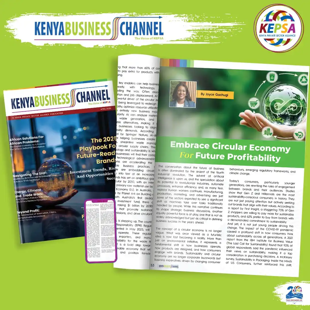 Image from Kenya Private Sector Alliance (KEPSA): The future of business is being redefined — not just by the buzz aroun...