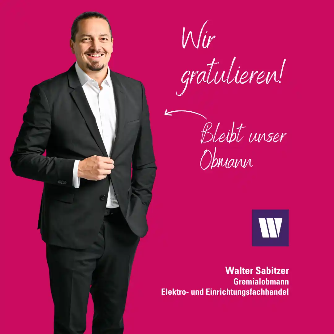 Image from Wirtschaftsbund Kärnten: Walter Sabitzer aus St. Veit an der Glan ist seit über 20 Jahren als U...