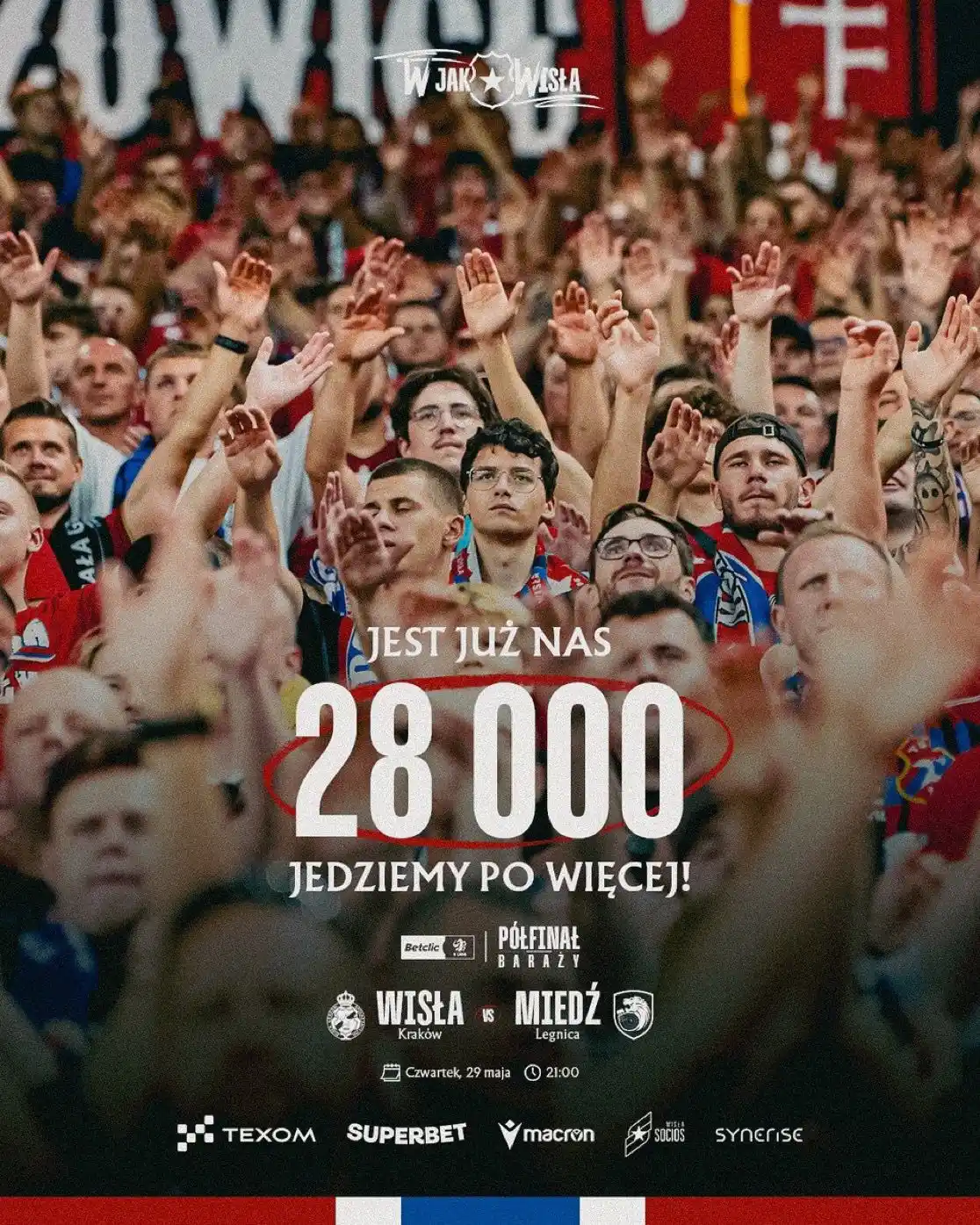 Image from Wisła Kraków 🔵⚪️🔴: Wtorek, a Wy znów swoje 😎 ___ Robimy <a class="text-blue-500 hover:u...