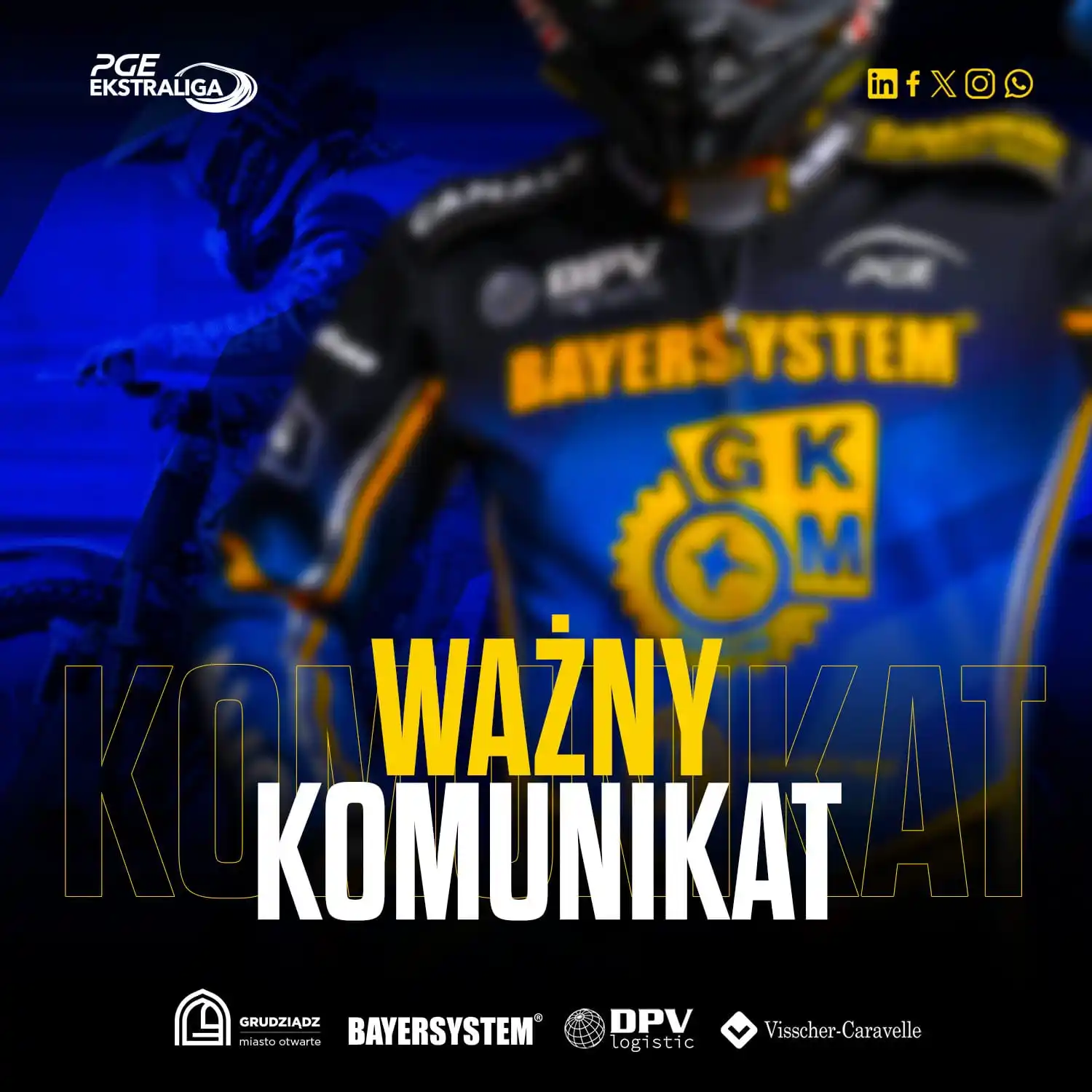 Image from GKM Grudziฤ
dz S.A.: ๐จ Z POWODU PROGNOZOWANYCH OPADรW ๐๐ญ๐๐ฆ๐๐๐๐ฆ๐ญ๐ฌ ๐ ๐๐๐ญ <a cla...