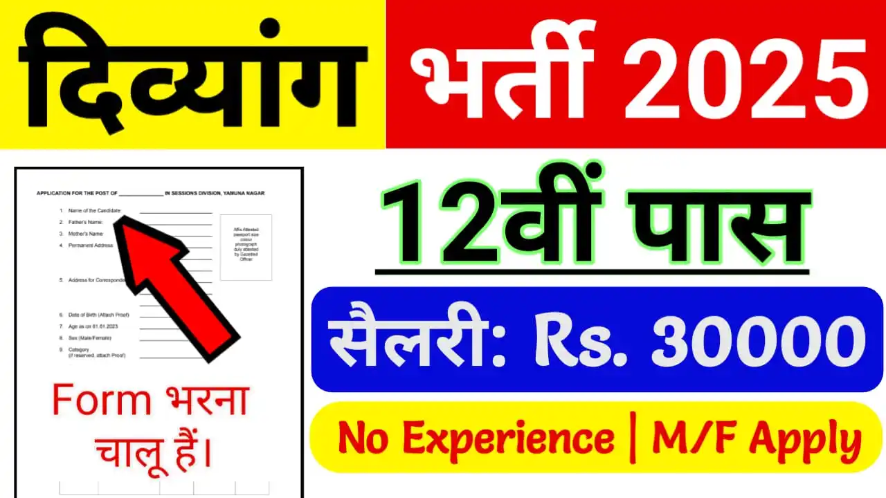 Divyang Jobs post