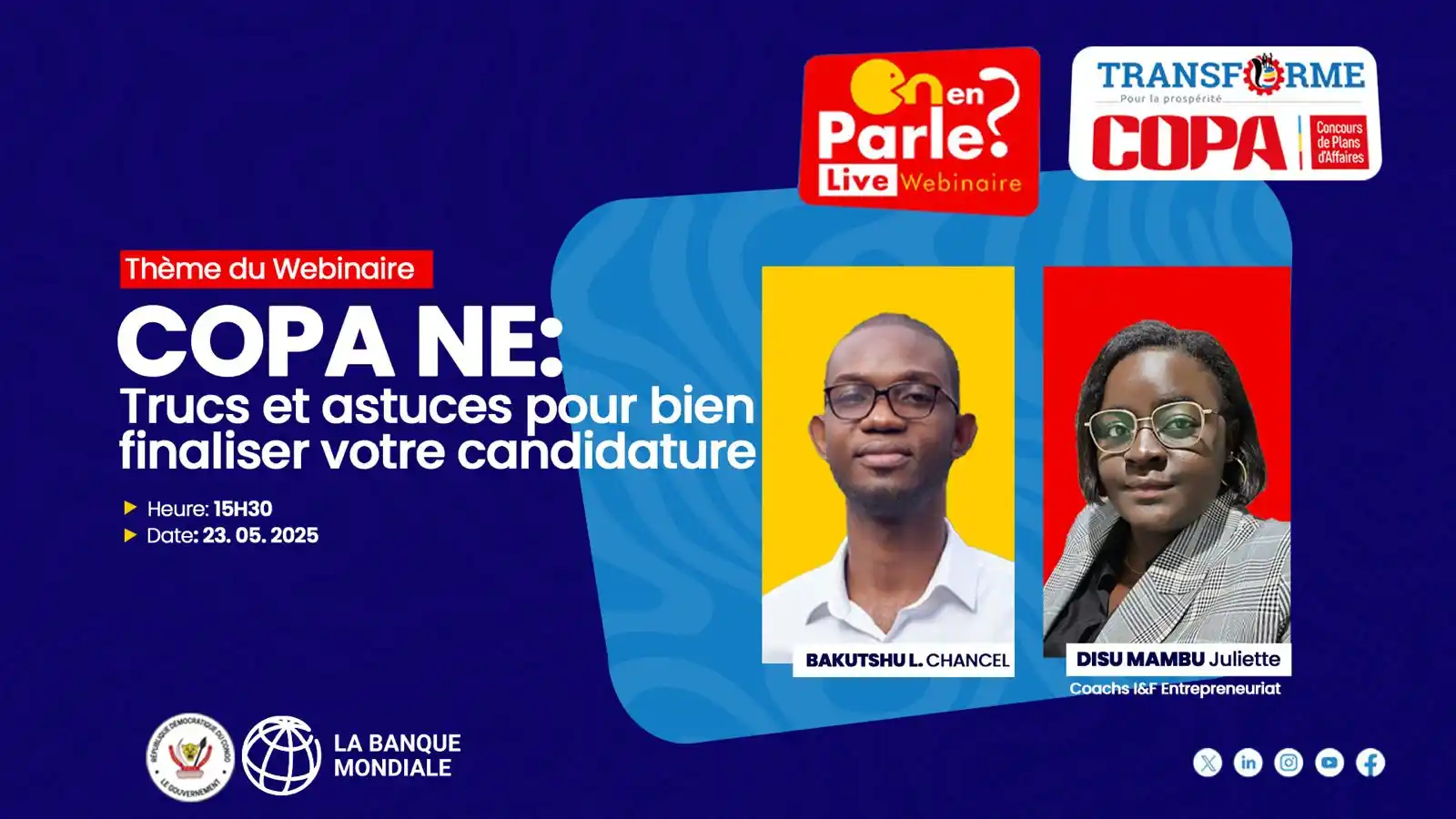 Projet TRANSFORME RDC post
