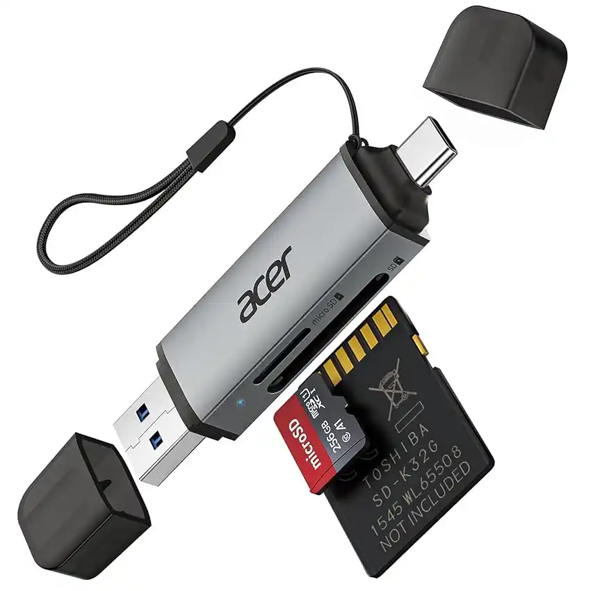 Image from Offerte pazze: 👀 Acer Lettore di schede SD, adattatore per lettore di schede di memo...