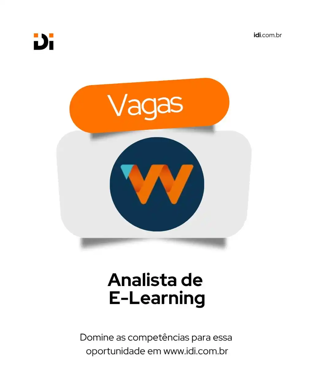 Image from Desenho Instrucional : Analista de E-Learning - www.linkedin.com/jobs/view/4240839282 💡Resp...