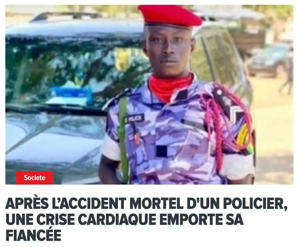 Image from ✨🇸🇳TOUT CE QUI SE PASSE AU SÉNÉGAL: *Après le décès tragique du policier Malick Guèye dans un accident de ...