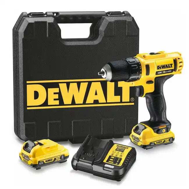 Image from Offerte pazze: 👀 DEWALT DCD710D2-QW TRAPANO AVVITATORE 2 BATTERIE 12V 2.0AH 2 VELOCI...