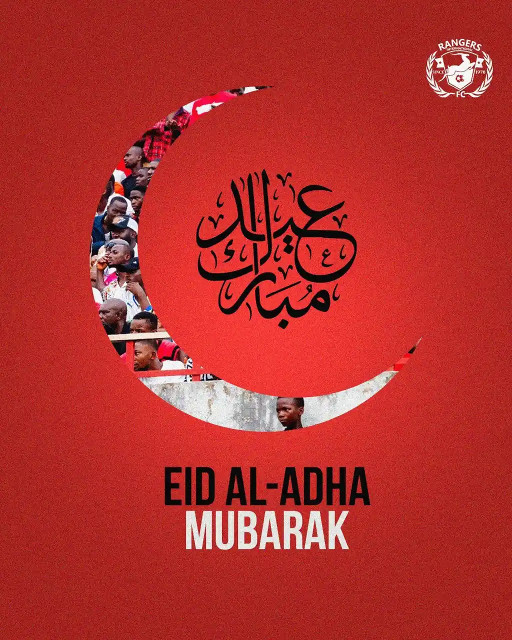 Image from Rangers International FC: Eid Mubarak from all of us! 🌙✨ May this season of celebration bring p...