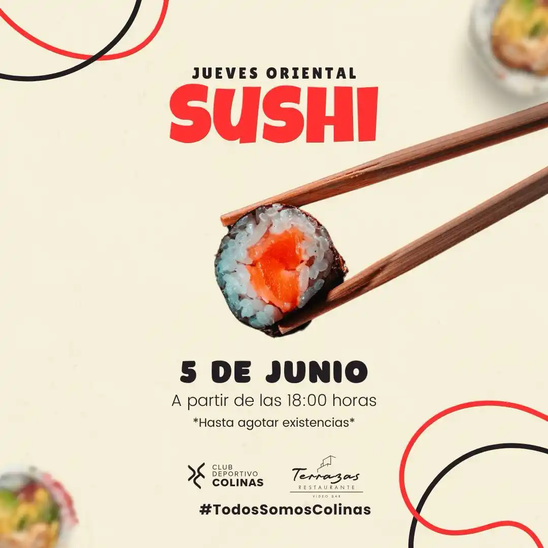 Image from Club Deportivo Colinas: El mejor sushi está en el restaurante terrazas. ¡Te esperamos! <a clas...