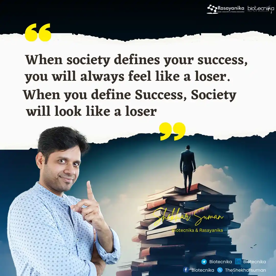 Image from Rasayanika - Latest Chemistry & Pharma Jobs: Good morning! 🌞 Remember, true success is not defined by society but ...