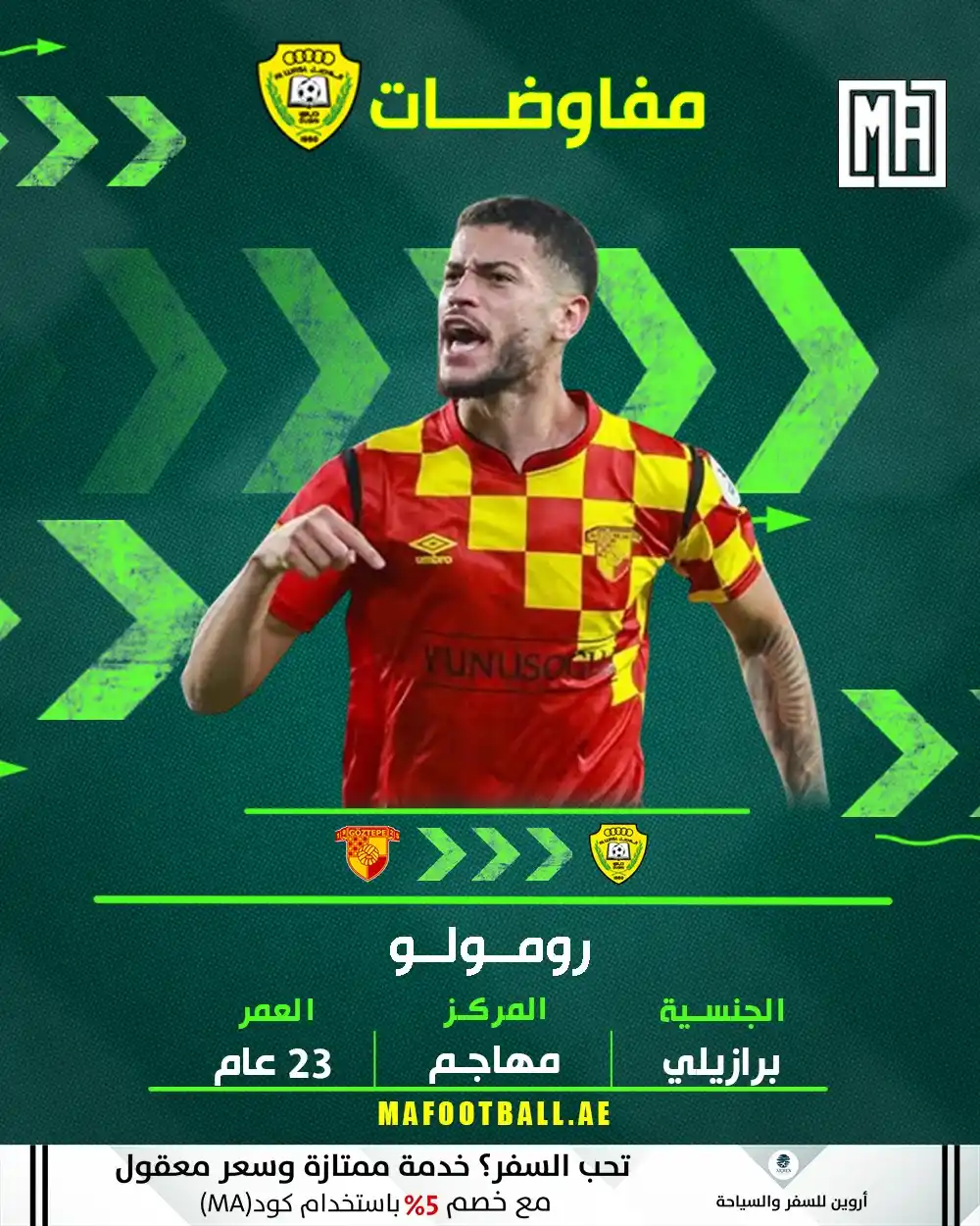 Image from اخبار نادي الوصل: قد يكون مهاجم الوصل القادم .. مفاوضات || دخل الوصل في مفاوضات للتعاق...