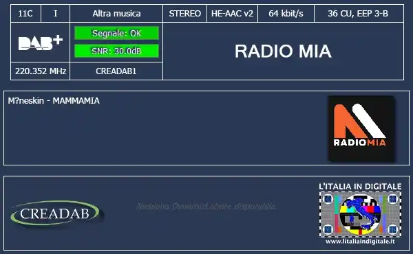 Image from L'ITALIA IN DIGITALE: L'ITALIA IN DIGITALE NEWS / CAMPANIA IN DIGITALE RADIO DAB - MUX CREA ...