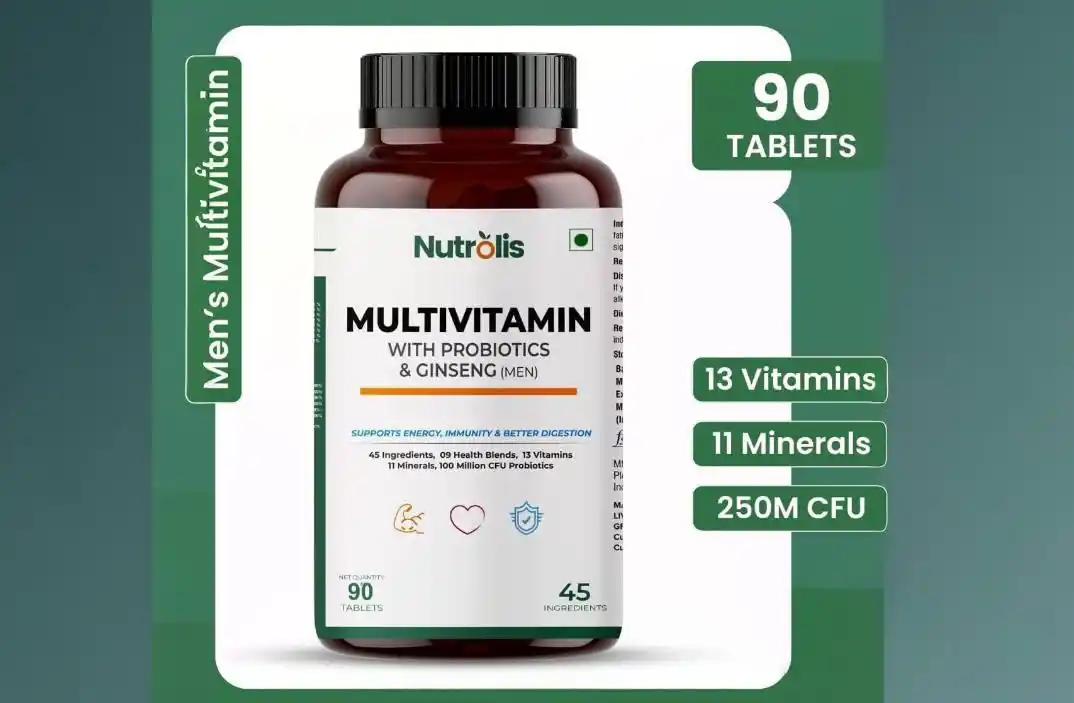 Image from GymDeals Whatsapp: *🔥Loot Fast: Apply ₹150 Coupon* Nutrolis Multivitamin 90 Tabs @ 349/...