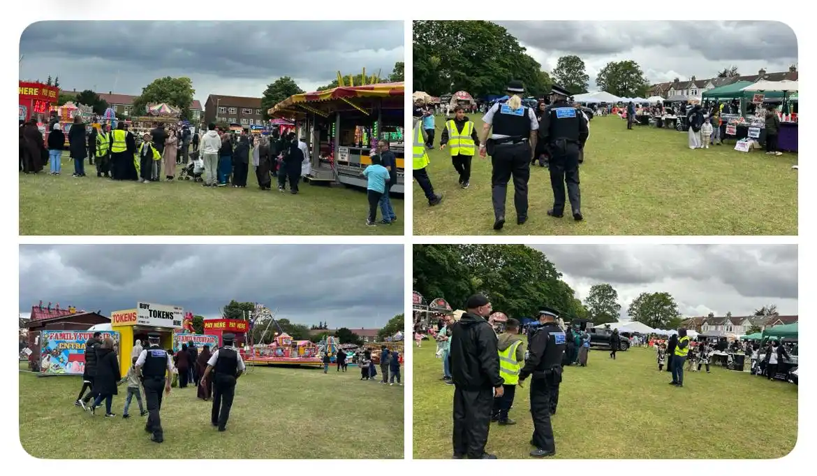 Image from Met Police - Redbridge Borough: *Loxford & Clementswood* More snippets of Eid celebrations. The team ...