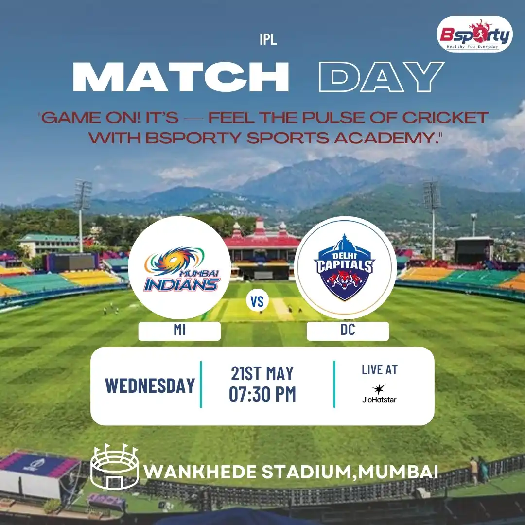 Image from Bsporty: 🏏 MATCH DAY ALERT! 🔥 It's time to feel the adrenaline rush! 💥 Join ...