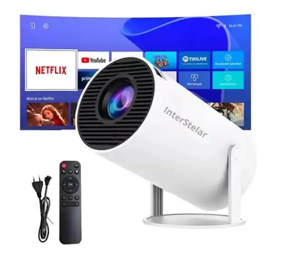 Image from Gamer Tech Promo: 📌MERCADO LIVRE Projetor Interestelar Hy300 Mini Branco Netflix Wi-fi...