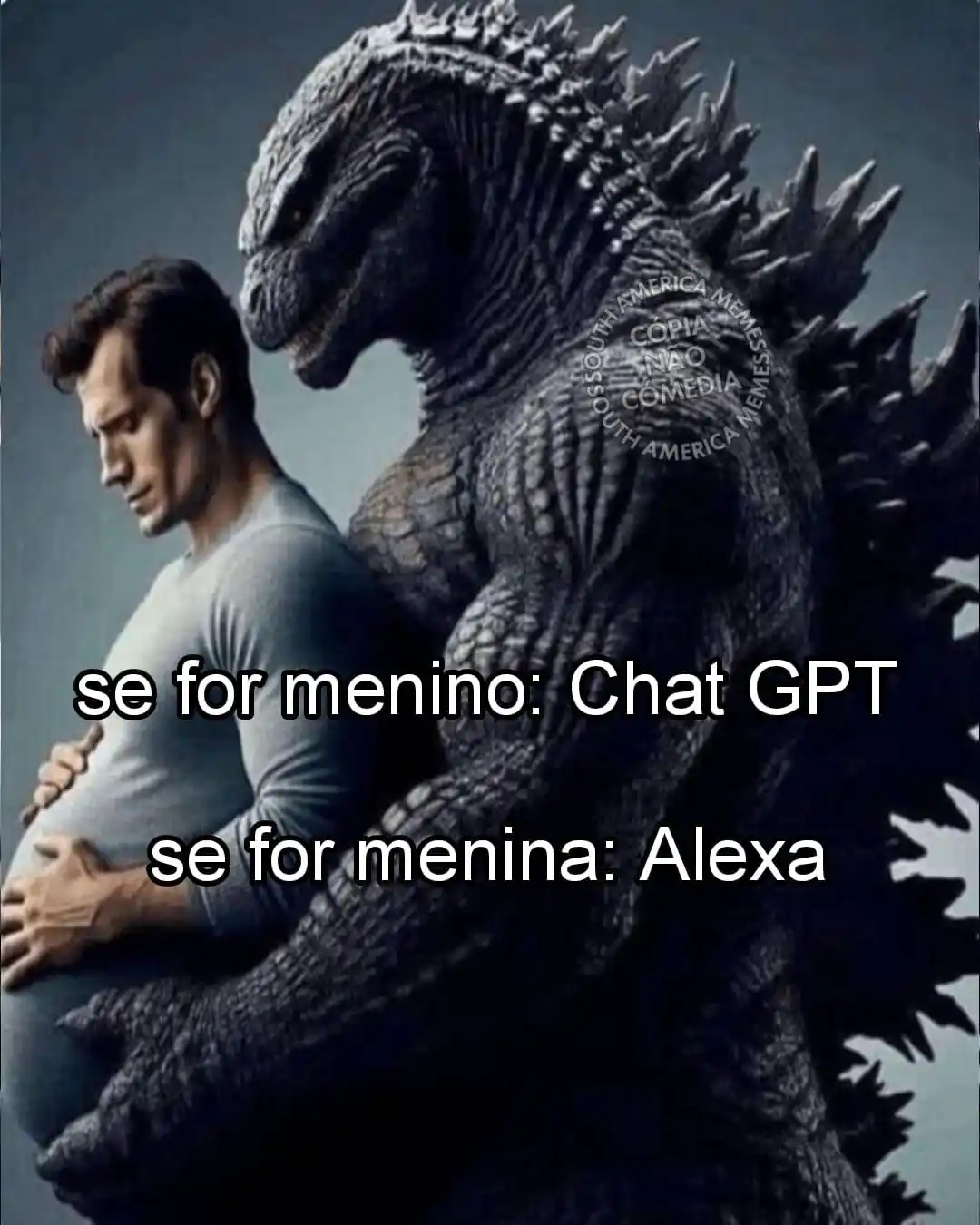 Image from South América Memes : Meu filho se chamará Grok Meta Ai Chatgpt Alexa da Silva...