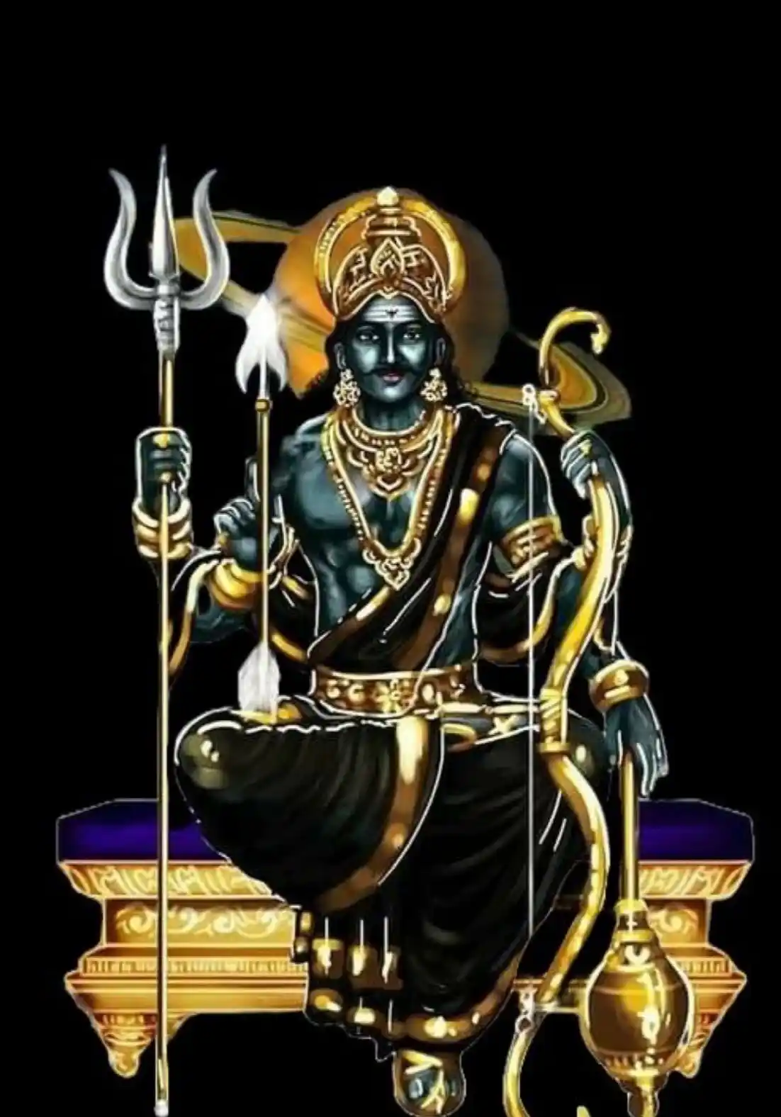 Image from BhaktiTak: ЁЯМ║ тАЬрдиреАрд▓рд╛рдВрдЬрди рд╕рдорд╛рднрд╛рд╕рдВ рд░рд╡рд┐рдкреБрддреНрд░рдВ рдпрдорд╛рдЧреНрд░рдЬрдореНред рдЫрд╛рдпрд╛рдорд╛рд░реНрддрдгреНрдб рд╕рдореНрднреВрддрдВ рддрдВ рдирдорд╛рдорд┐...