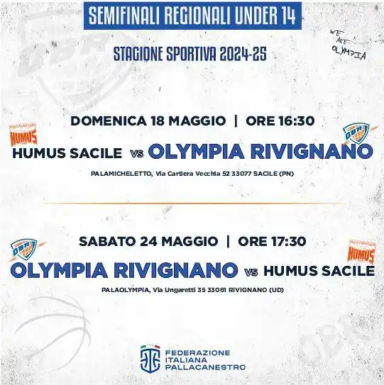 OLYMPIA BASKET RIVIGNANO post